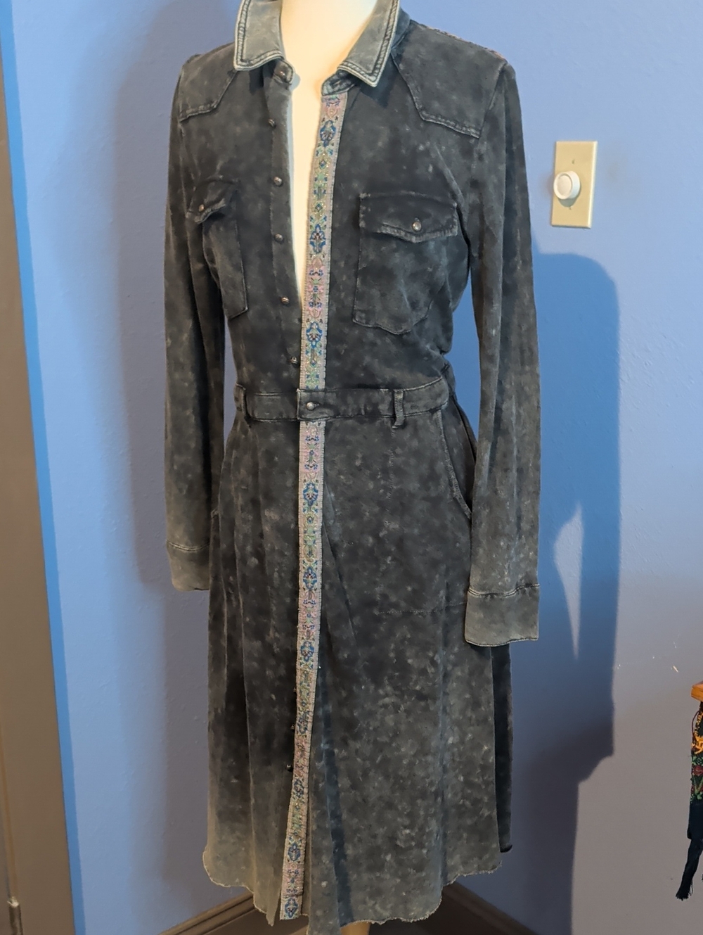 Aratta Stone Wash Brocade Jacket - Picture 5 of 8